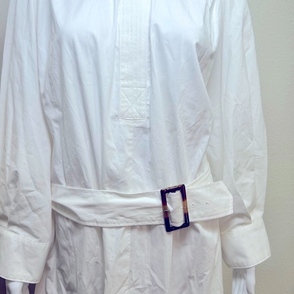 Banana Republic White Long Sleeve Dress - Picture 2 of 8